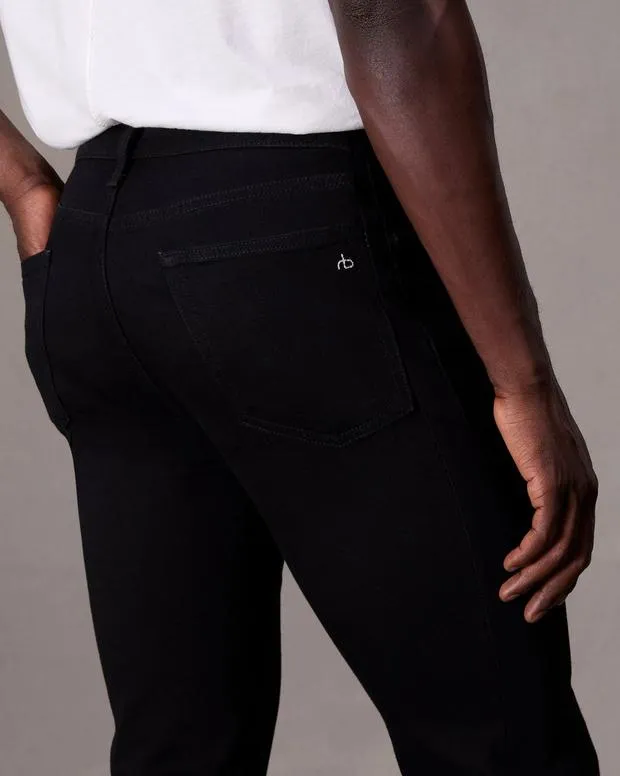 Men Jeans Rag and Bone Fit 2 Slim Fit Jean Authentic Stretch Denim Black
