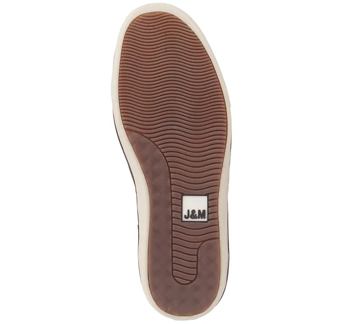 Men Johnston and Murphy McGuffey SlipOn Dark Brown Tumbled Full Grain SlipOns and Loafers