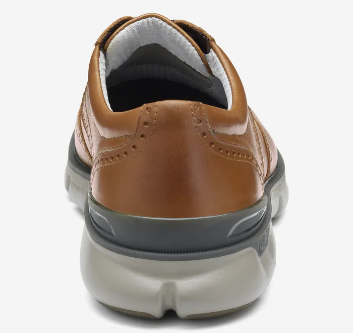 Men Johnston and Murphy Tanner Wingtip Tan Waterproof Full Grain LaceUps