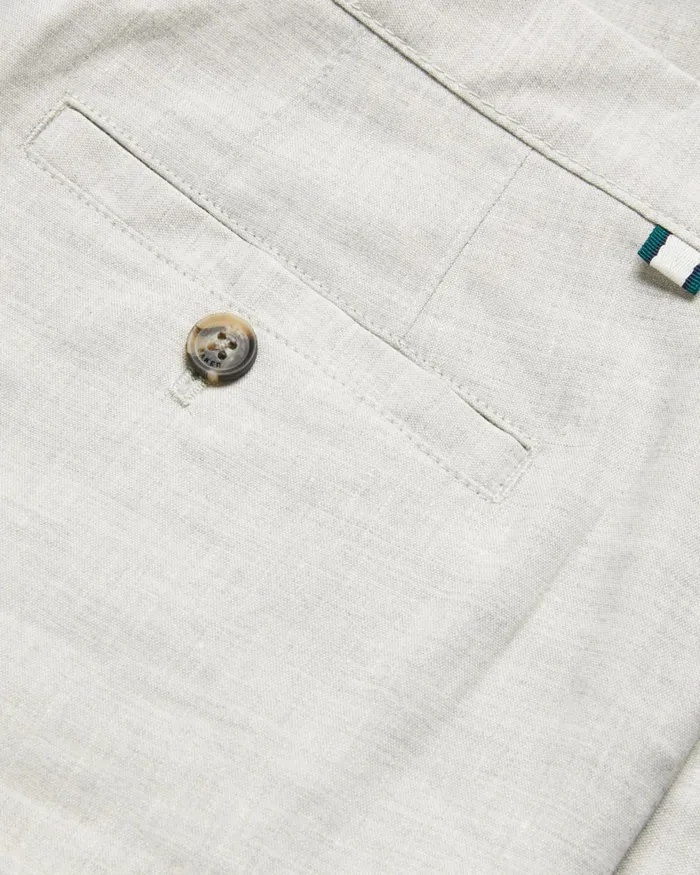 Men MAJO 8211 Slim Fit Linen Blend Trousers Light Grey Ted Baker Trousers and Chinos Men MAJO 8211 Slim Fit Linen Blend Trousers Light Grey Ted Baker Trousers and Chinos