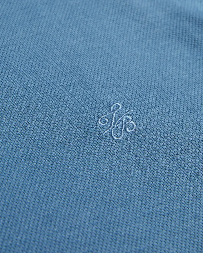 Men MASTE 8211 Long Sleeve Open Collar Polo Shirt Medium Blue Ted Baker Tops Men MASTE 8211 Long Sleeve Open Collar Polo Shirt Medium Blue Ted Baker Tops