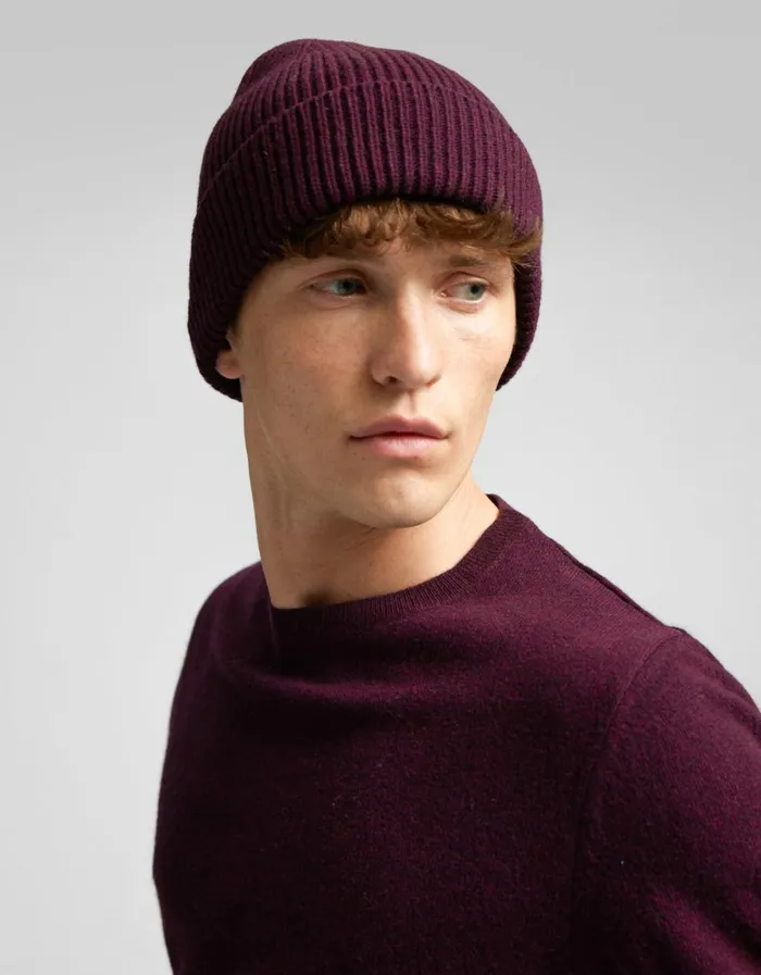 Men Merino Wool Beanie Honey Beige Colorful Standard Beanies