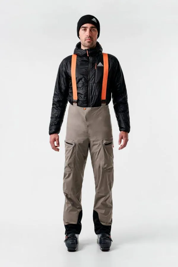 Men MtnX Grade 3L Light BibClay Orage Pants