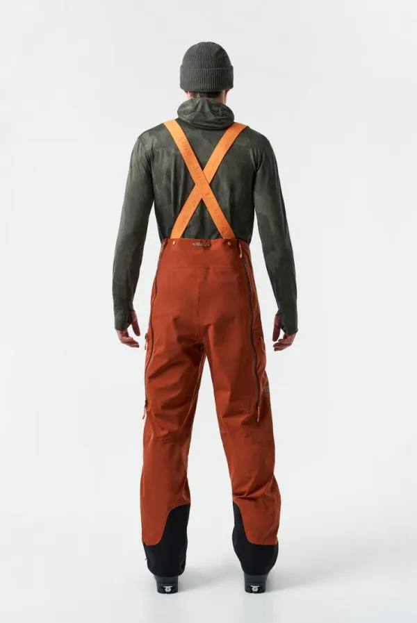 Men MtnX Grade 3L Light BibDark Terracotta Orage Pants