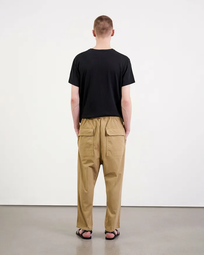 Men Nili Lotan BRADLEY TEE Desert Taupe Tees