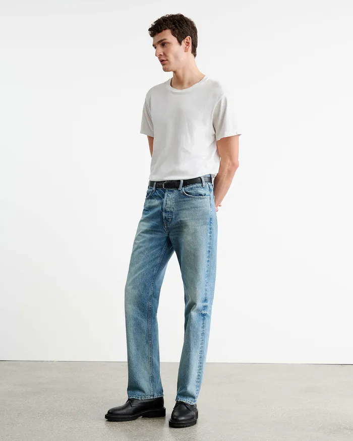 Men Nili Lotan BRADLEY TEE Desert Taupe Tees