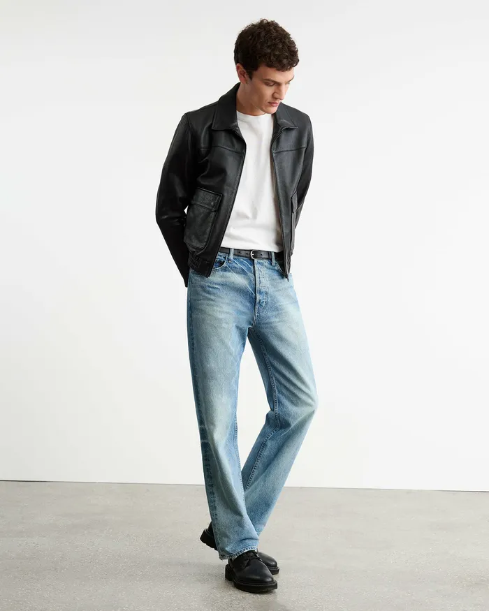 Men Nili Lotan BRADLEY TEE Desert Taupe Tees
