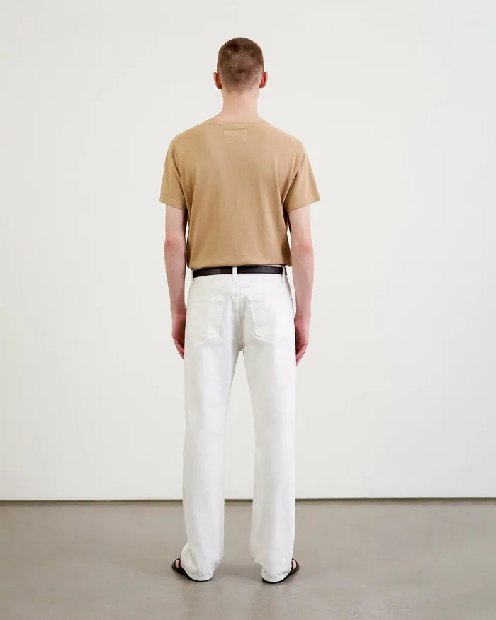 Men Nili Lotan BRADLEY TEE Desert Taupe Tees