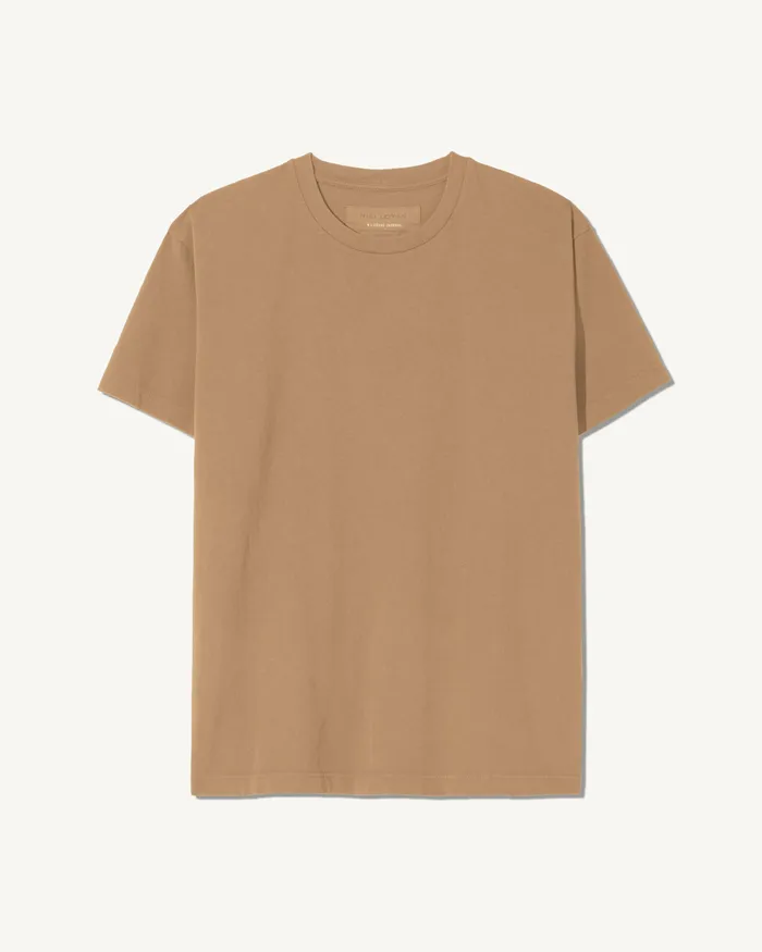 Men Nili Lotan BRADLEY TEE Desert Taupe Tees