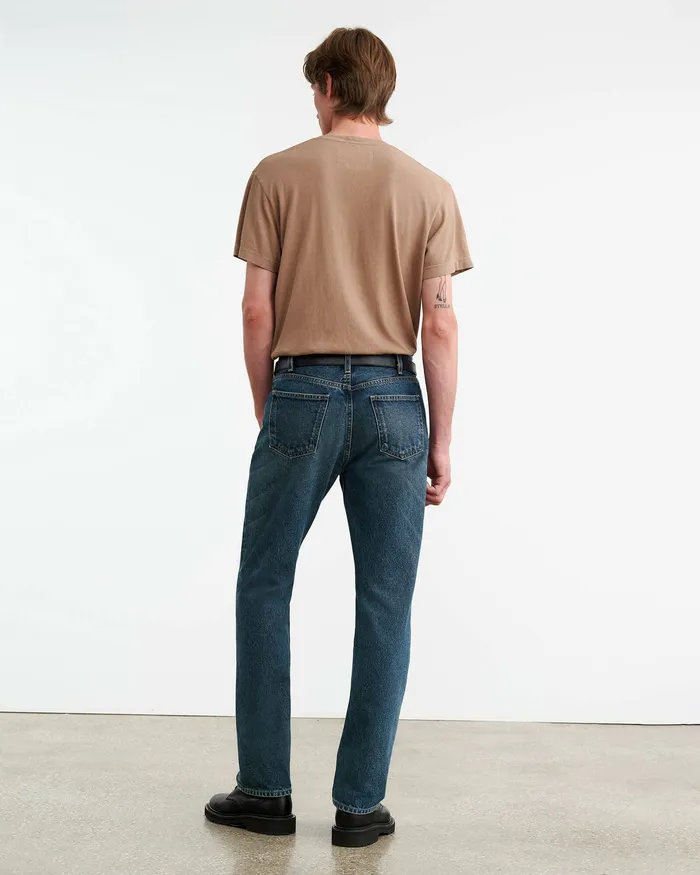 Men Nili Lotan BRADLEY TEE Desert Taupe Tees