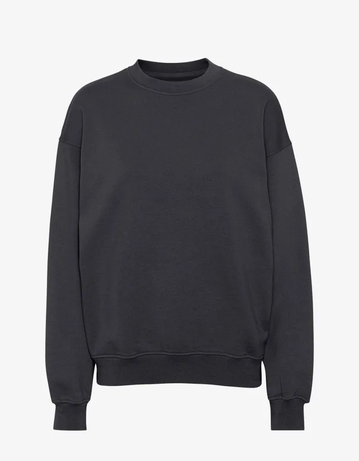 Men Organic Oversized Crew Lava Grey Colorful Standard Crewneck Sweatshirts