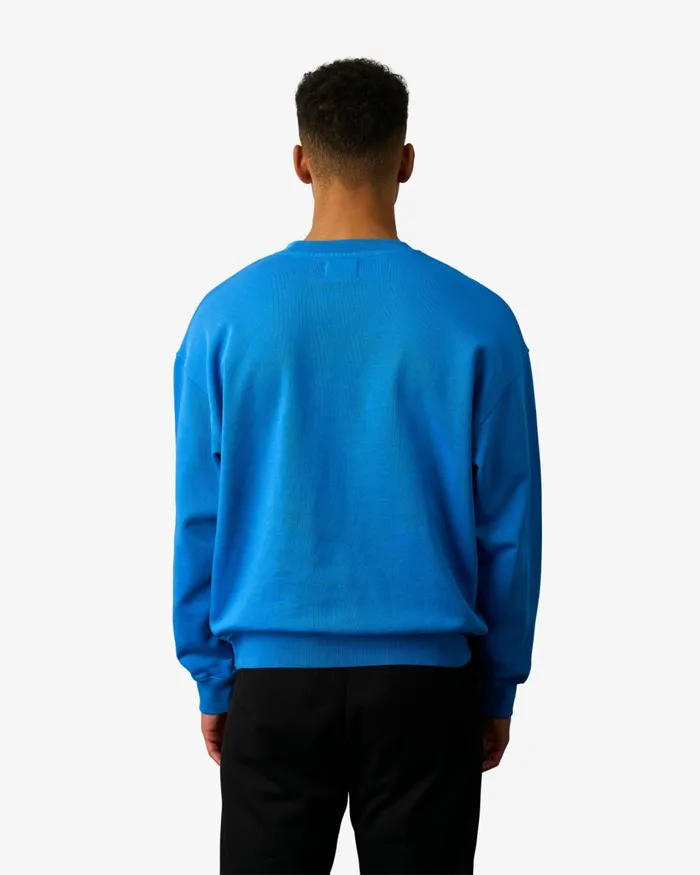 Men Organic Oversized Crew Lava Grey Colorful Standard Crewneck Sweatshirts