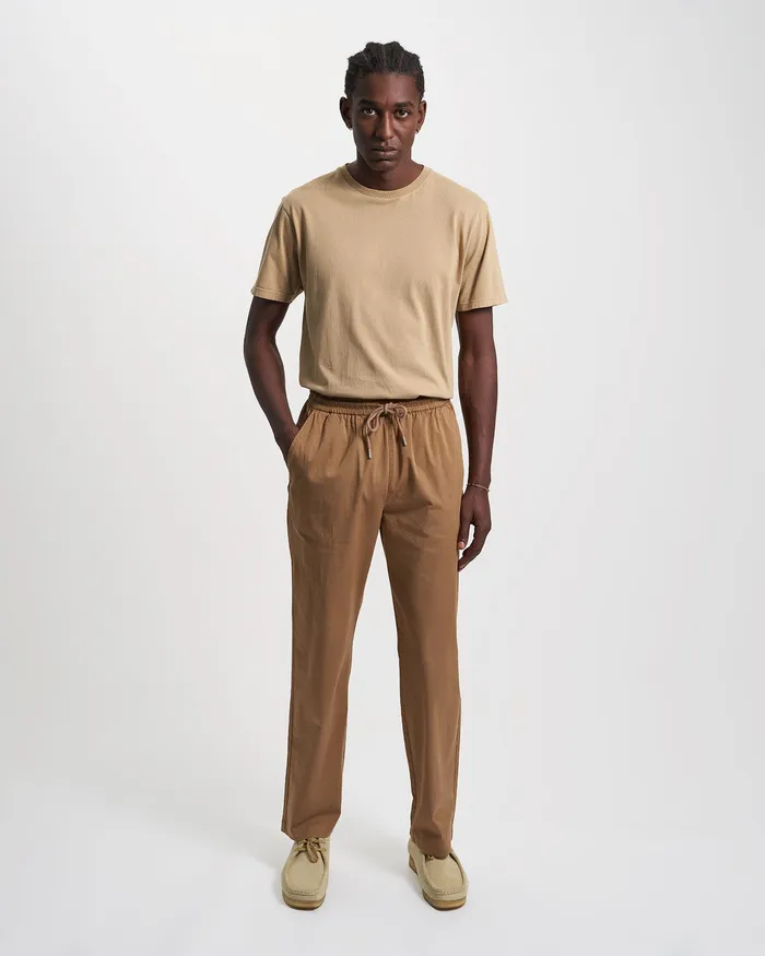 Men Organic Twill Pants 8211 Deep Black Pants Colorfulstandard