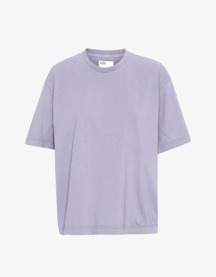Men Oversized Organic TShirt Purple Jade Colorful Standard TShirts