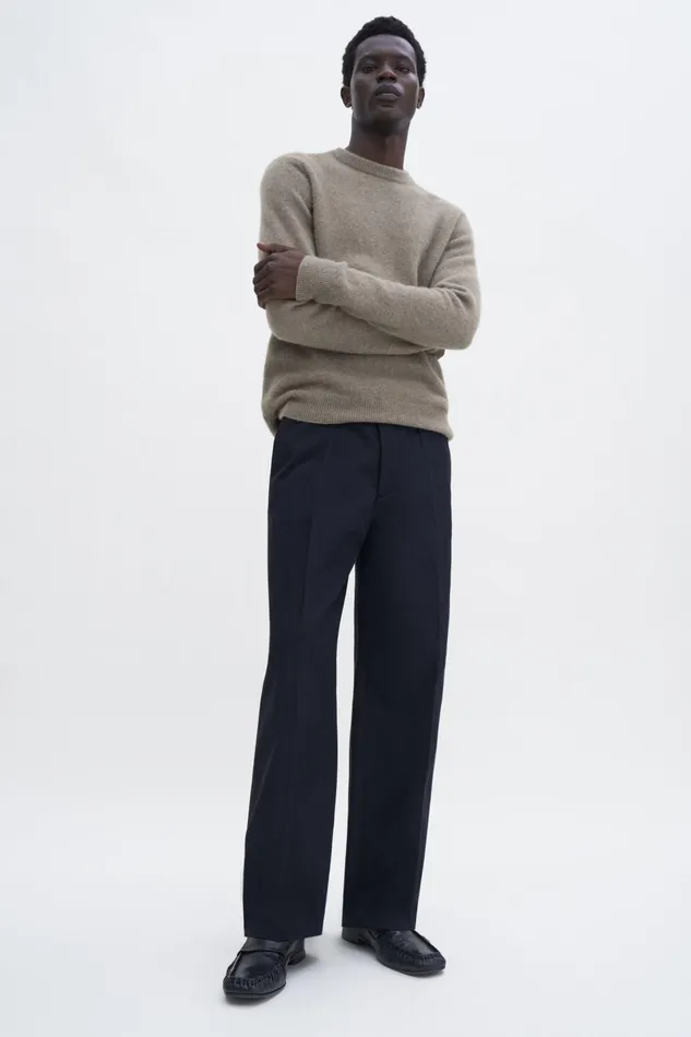 Men Oversized Work Trousers Black Filippa K Trousers