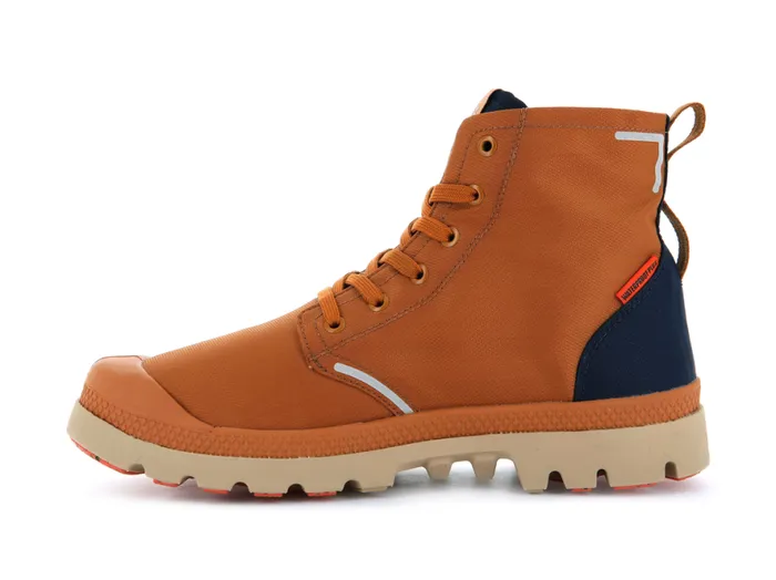 Men PAMPA LITE RECYCLE WP Tanmood Indigo PALLADIUM Boots Men PAMPA LITE RECYCLE WP Tanmood Indigo PALLADIUM Boots