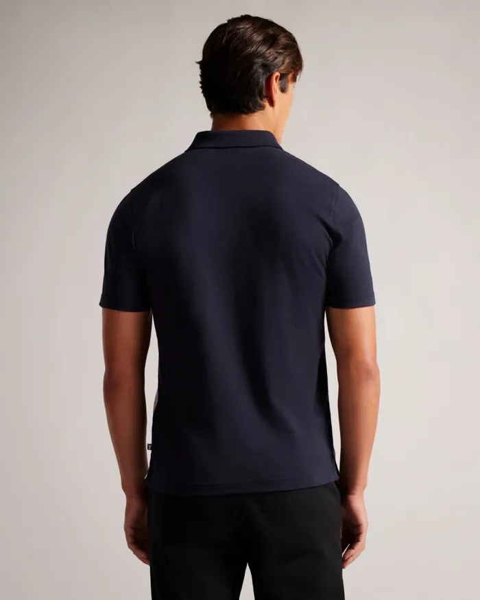 Men POLLAID 8211 Short Sleeve House Check Polo Shirt Navy Ted Baker Polo Shirts Men POLLAID 8211 Short Sleeve House Check Polo Shirt Navy Ted Baker Polo Shirts