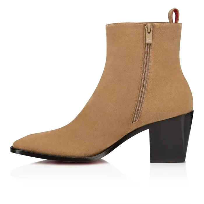 Men Rosalucky 70 Mm 8211 Boots 8211 Veau Velours Giddy Embroidered 8211 Lionne Christian Louboutin Boots