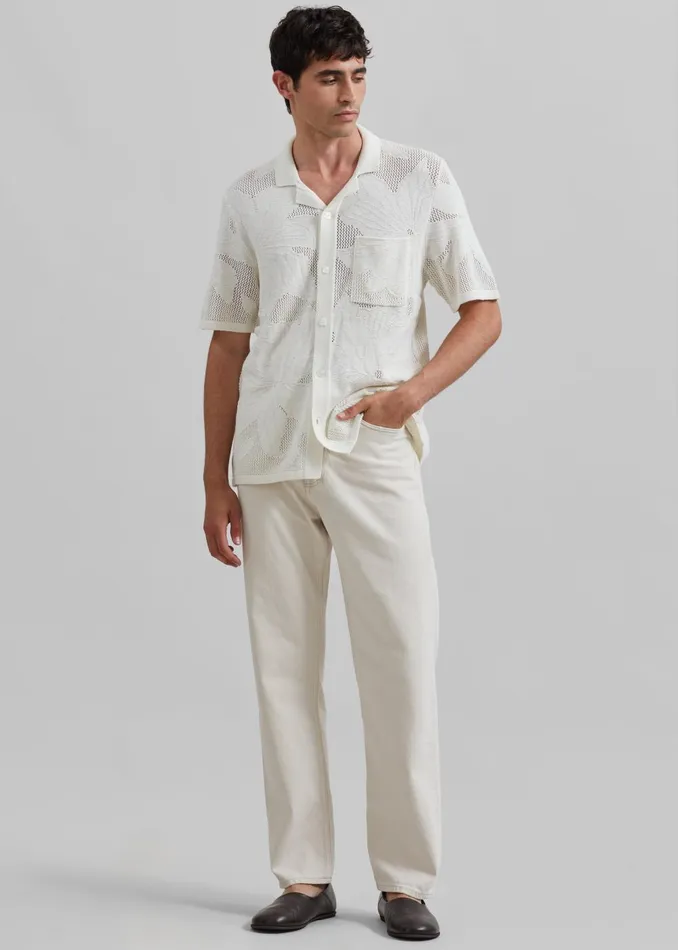 Men Samse Samse Saeddie Jeans 8211 Natural The Frankie Shop Bottoms