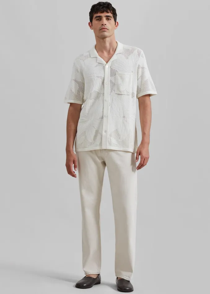 Men Samse Samse Saeddie Jeans 8211 Natural The Frankie Shop Bottoms