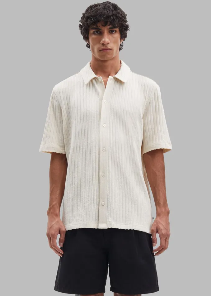 Men Samse Samse Sakvistbro Shirt 8211 Cream The Frankie Shop Tops