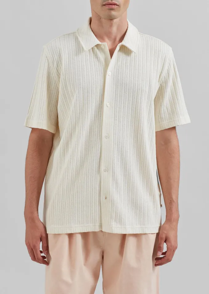 Men Samse Samse Sakvistbro Shirt 8211 Cream The Frankie Shop Tops