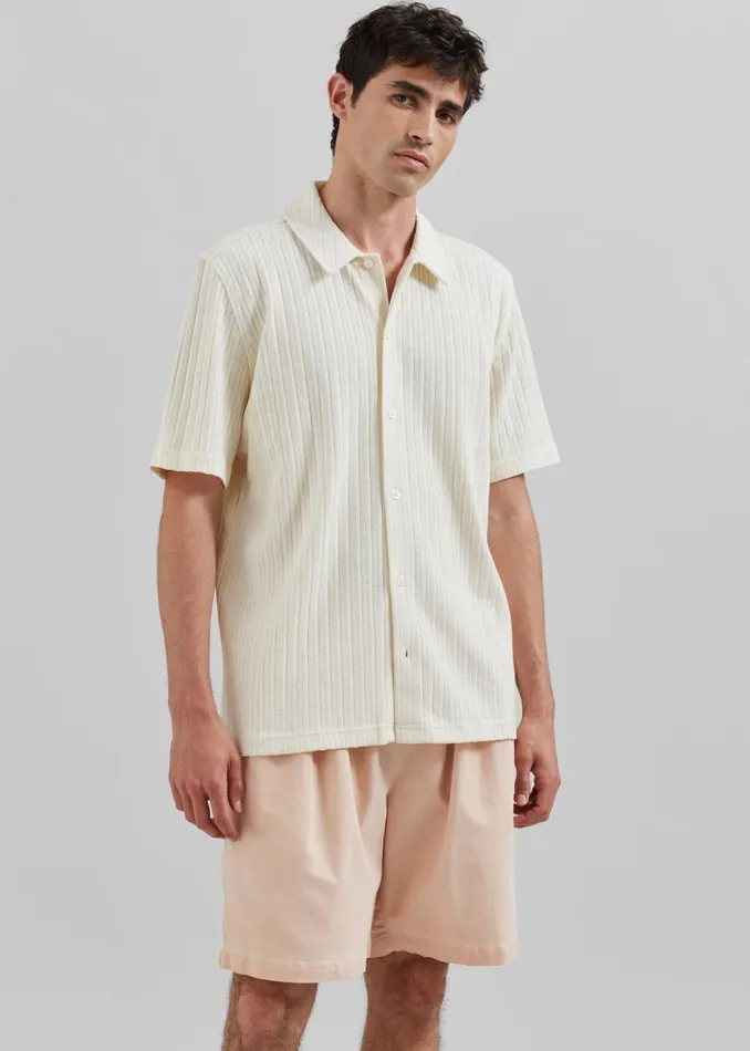Men Samse Samse Sakvistbro Shirt 8211 Cream The Frankie Shop Tops