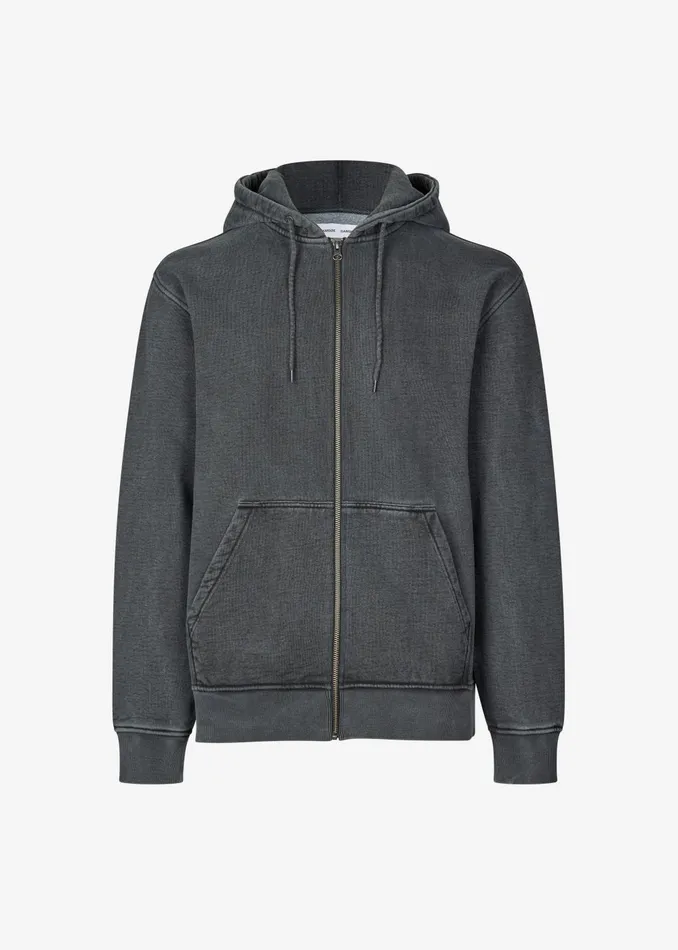 Men Samse Samse Sapigment Zip Hoodie 8211 Black The Frankie Shop Tops