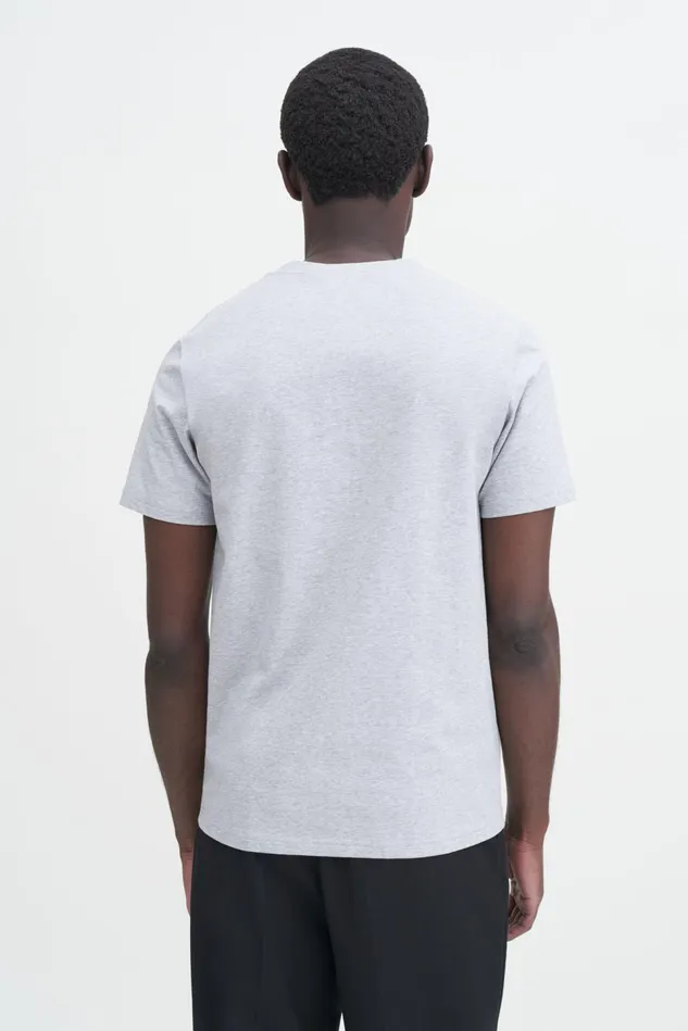 Men Stretch Cotton Tee Light Grey Melange Filippa K TShirts
