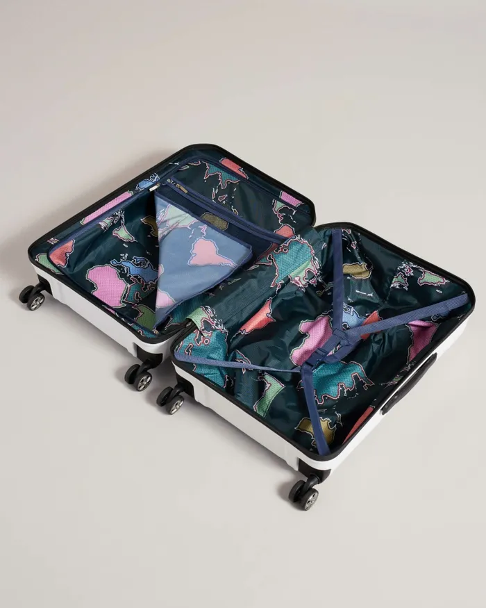 Men SUITCAS 8211 Flying Colours Medium Trolley Suitcase White Ted Baker Suitcases and Travel Bags Men SUITCAS 8211 Flying Colours Medium Trolley Suitcase White Ted Baker Suitcases and Travel Bags