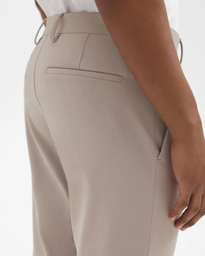 Men Suits Theory Zaine Pant In Precision Ponte Putty