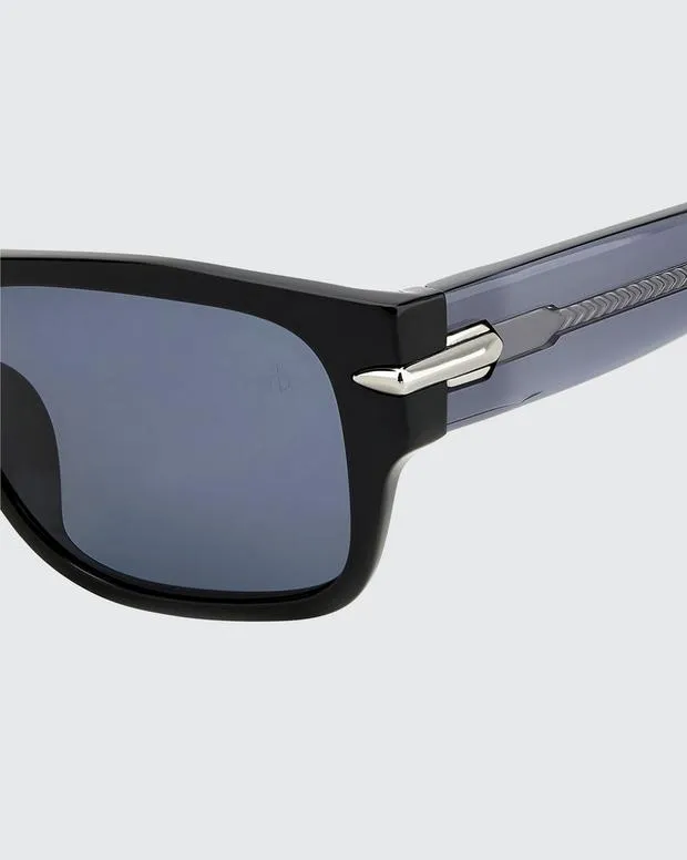 Men Sunglasses Rag and Bone Fleetwood Black