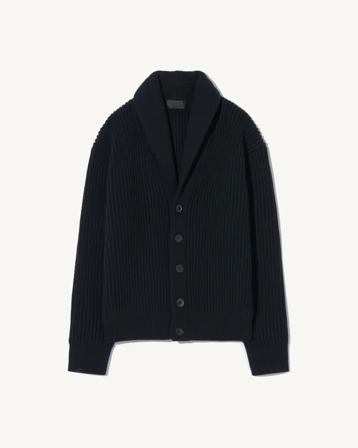 Men Sweaters Nili Lotan HAIDEN CARDIGAN Dark Navy