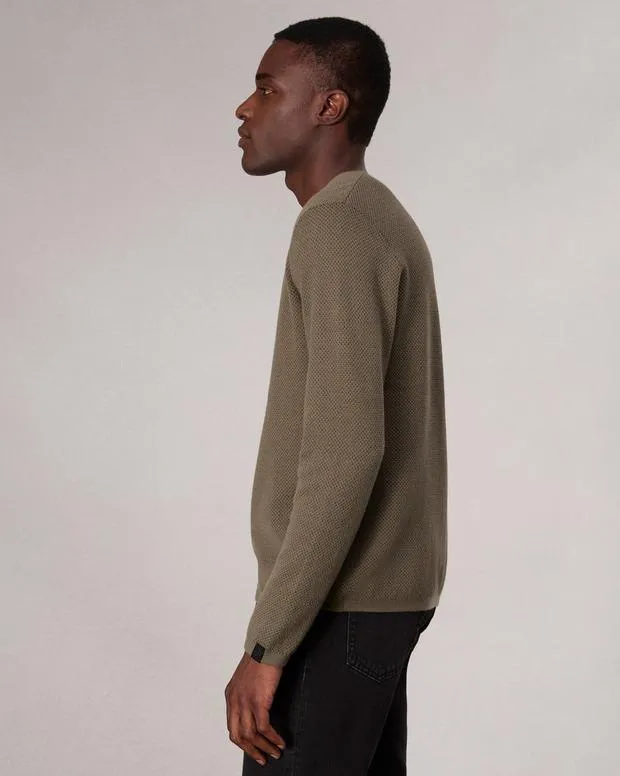 Men Sweaters Rag and Bone Bennet Crewneck Sweater Sage