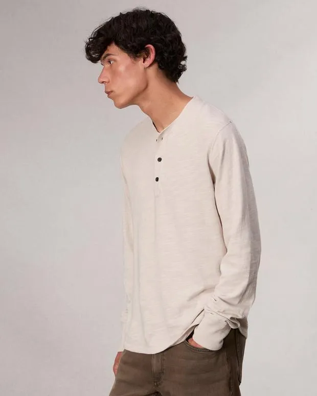Men TShirts and Henleys Rag and Bone Classic Flame Henley Light Tan