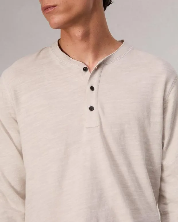 Men TShirts and Henleys Rag and Bone Classic Flame Henley Light Tan
