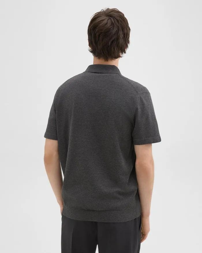 Men TShirts Polos Theory Goris Polo Shirt In Light Bilen Pestle Melange