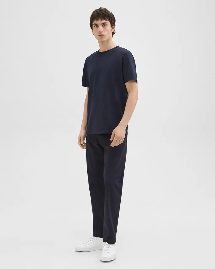 Men TShirts Polos Theory Precise Tee In Pima Cotton Jersey Eclipse