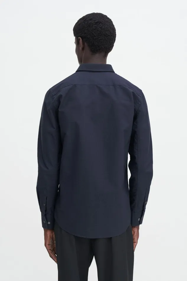Men Tim Oxford Shirt Navy Filippa K Shirts