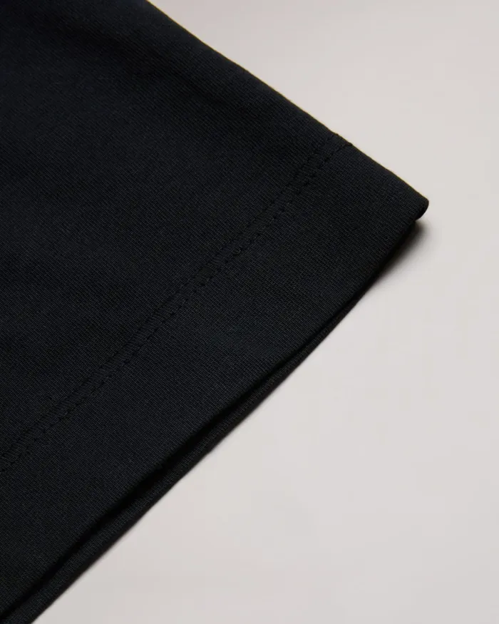 Men TYWINN 8211 Short Sleeve Regular Fit Plain Tshirt Black Ted Baker Tops Men TYWINN 8211 Short Sleeve Regular Fit Plain Tshirt Black Ted Baker Tops