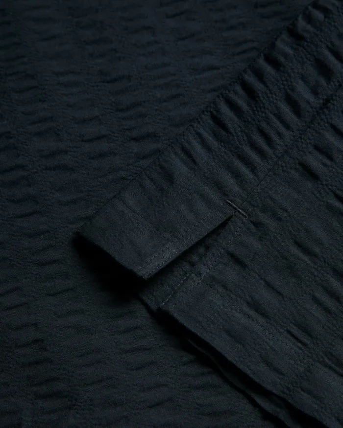 Men VERDON 8211 Seersucker Stripe Cotton Shirt Black Ted Baker Shirts Men VERDON 8211 Seersucker Stripe Cotton Shirt Black Ted Baker Shirts