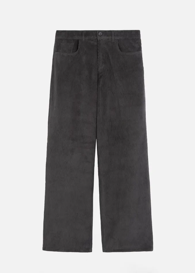 Men Wharton Corduroy Pants 8211 Charcoal The Frankie Shop Bottoms