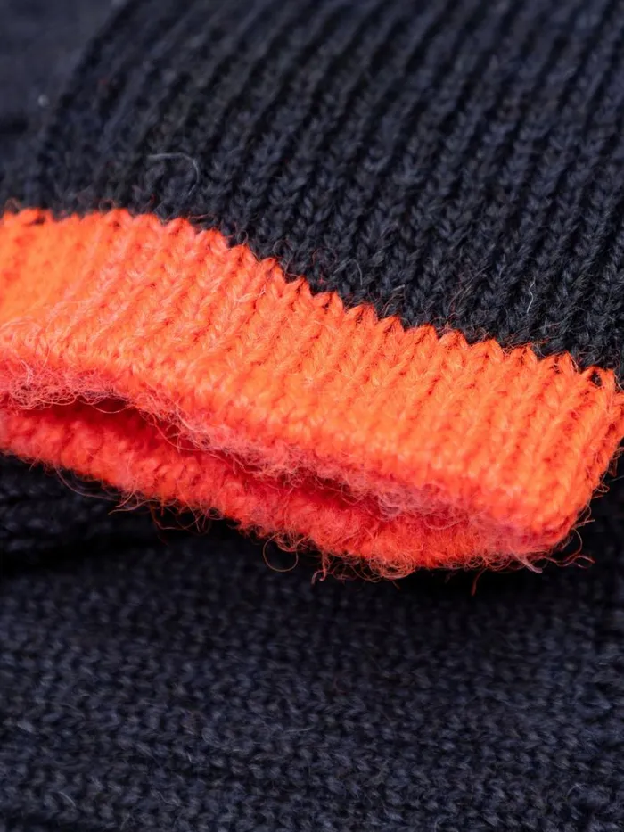 MenWomen Bosun Sock Navybright Flame Finisterre Socks