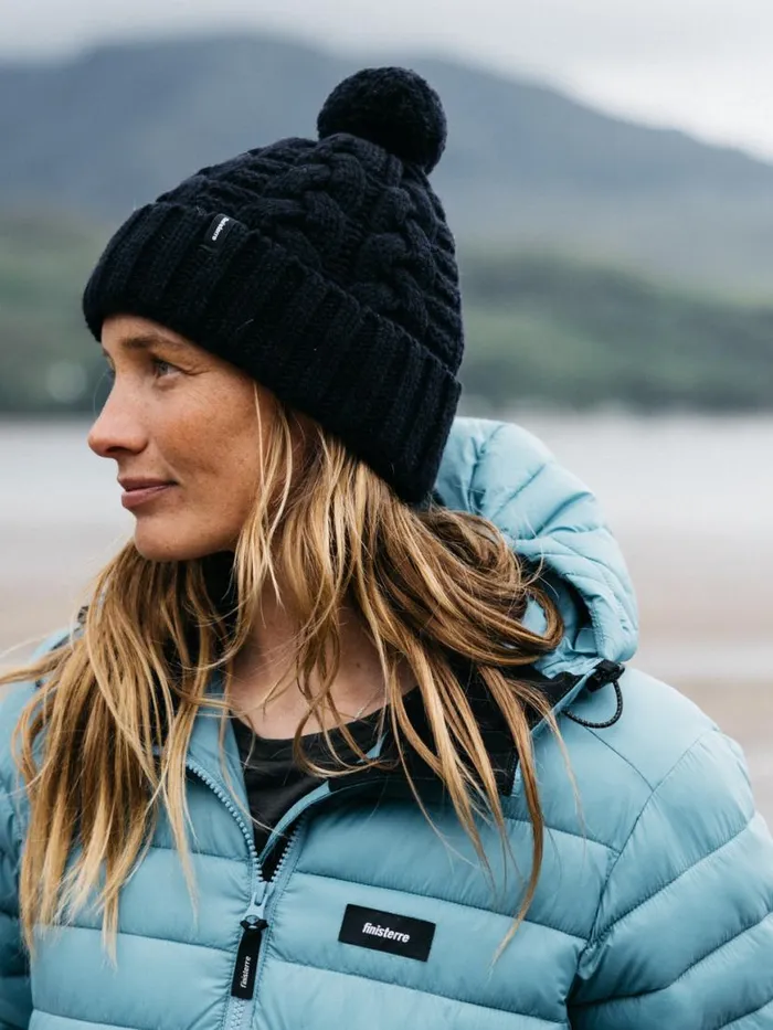 MenWomen Esam Beanie Navy Finisterre Hats and Beanies