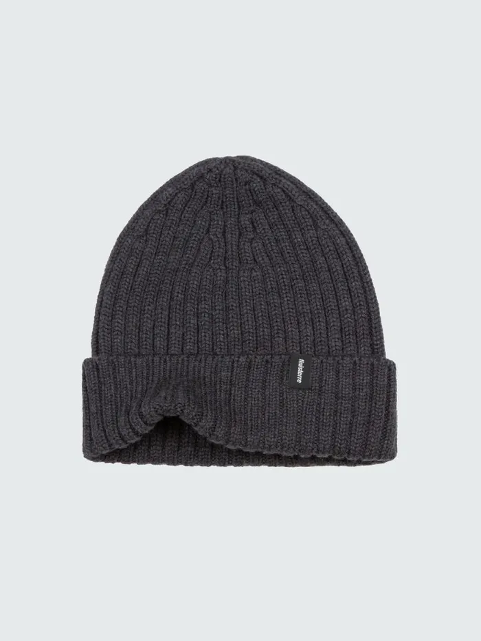 MenWomen Fisherman Beanie Charcoal Finisterre Hats and Beanies