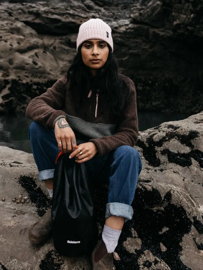 MenWomen Fisherman Beanie Pink Salt Finisterre Hats and Beanies