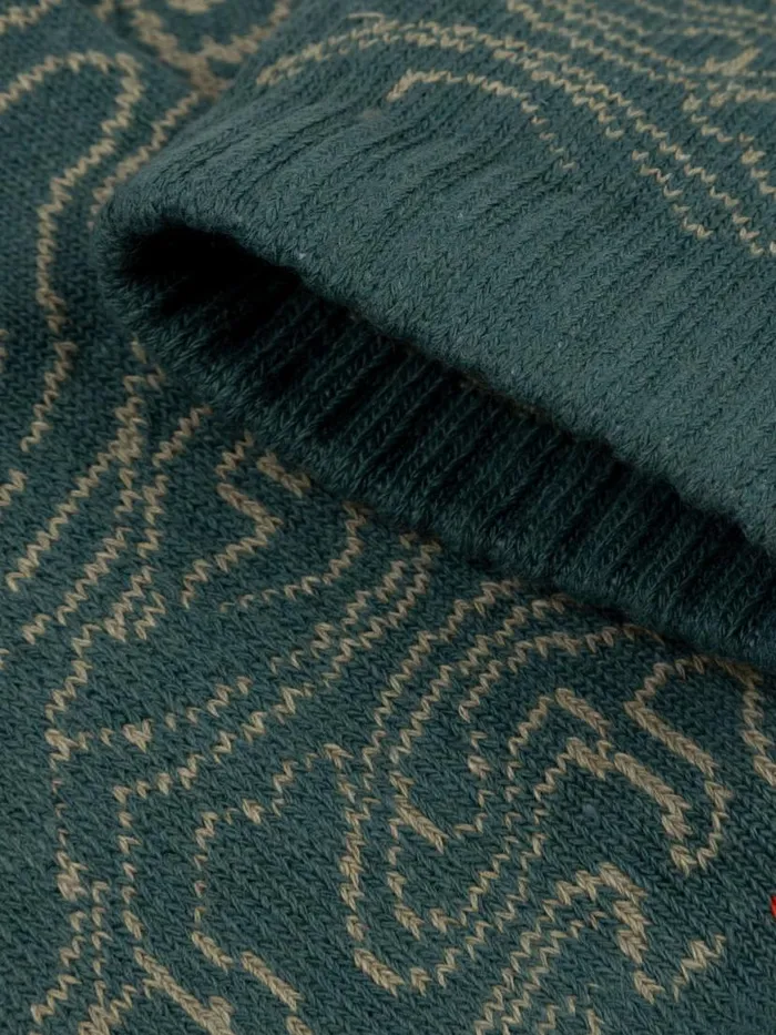 MenWomen High Tide Pattern Sock Pine Shadow Osmosis Finisterre Socks