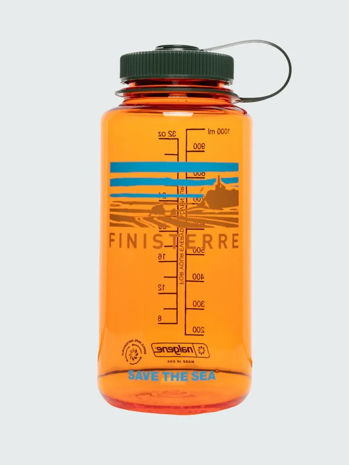MenWomen Nalgene Sustain 1L Wide Mouth Bottle Harvest Gold Finisterre Water Bottles