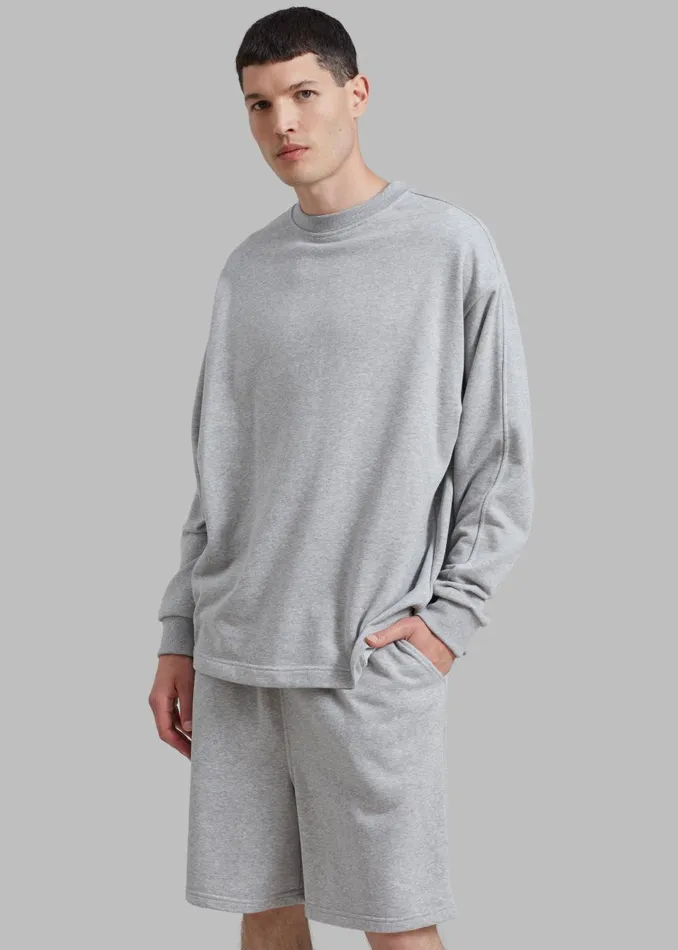 MenWomen Newton Sweatshorts 8211 Grey The Frankie Shop Loungewear