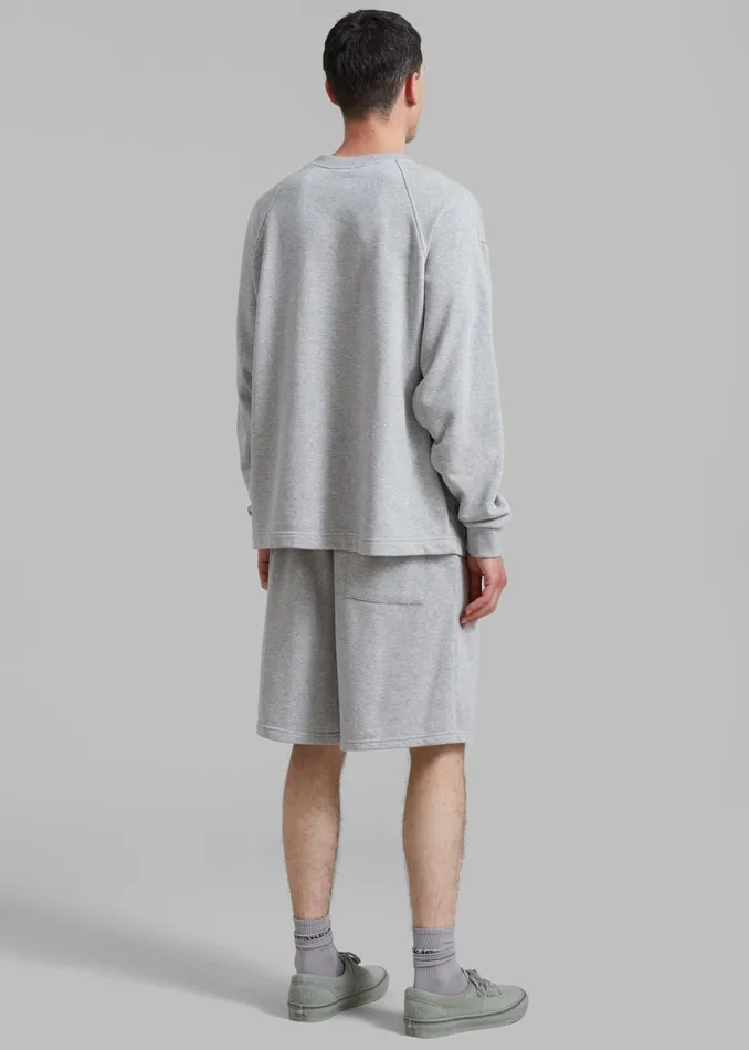 MenWomen Newton Sweatshorts 8211 Grey The Frankie Shop Loungewear